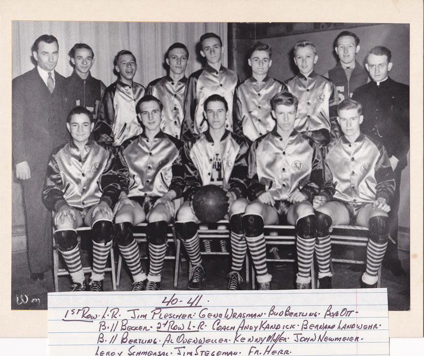 1940-41 Delphos St. John's Team Picture