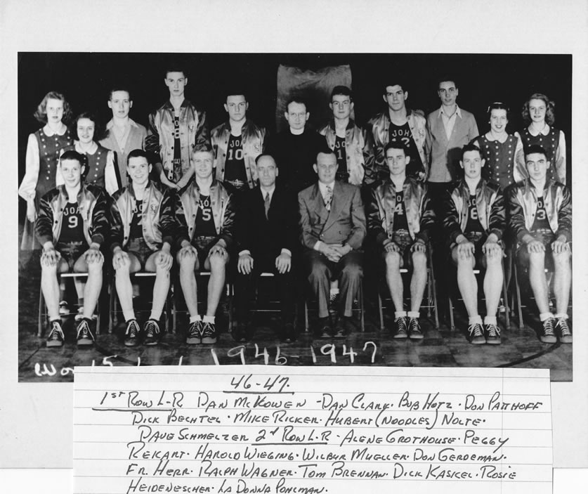 1946-47 Delphos St. John's Team Picture