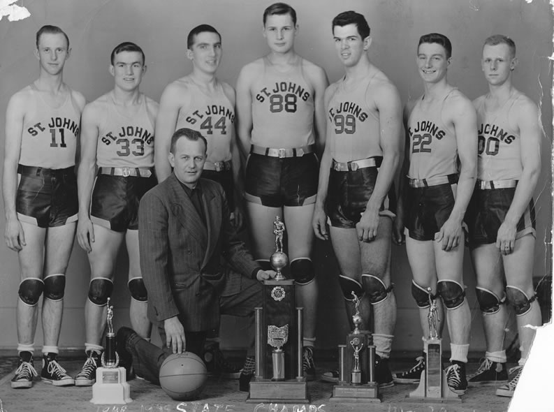 1948-49 Delphos St. John's Team Picture