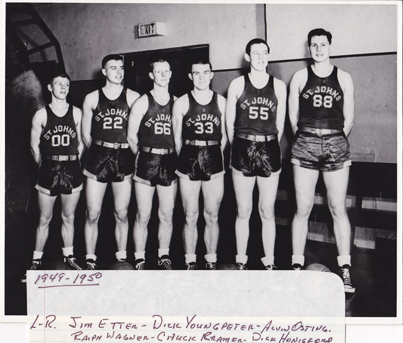 1949-50 Delphos St. John's Team Picture