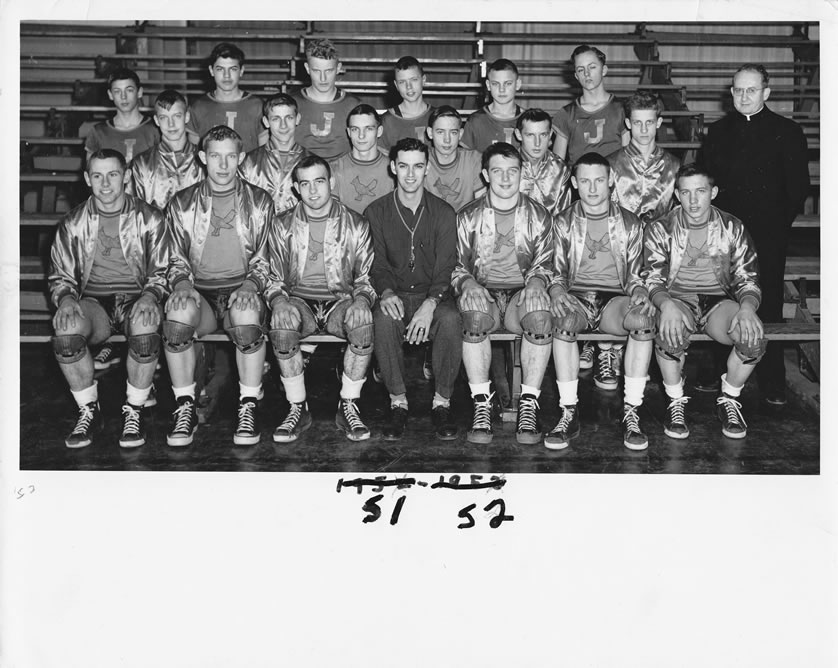 1951-52 Delphos St. John's Team Picture