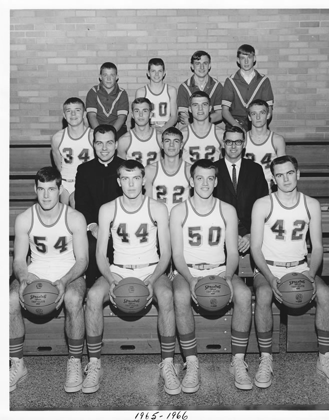 1965-66 Delphos St. John's Team Picture