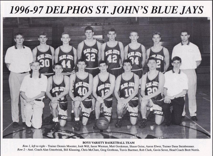 1996-97 Delphos St. John's Team Picture