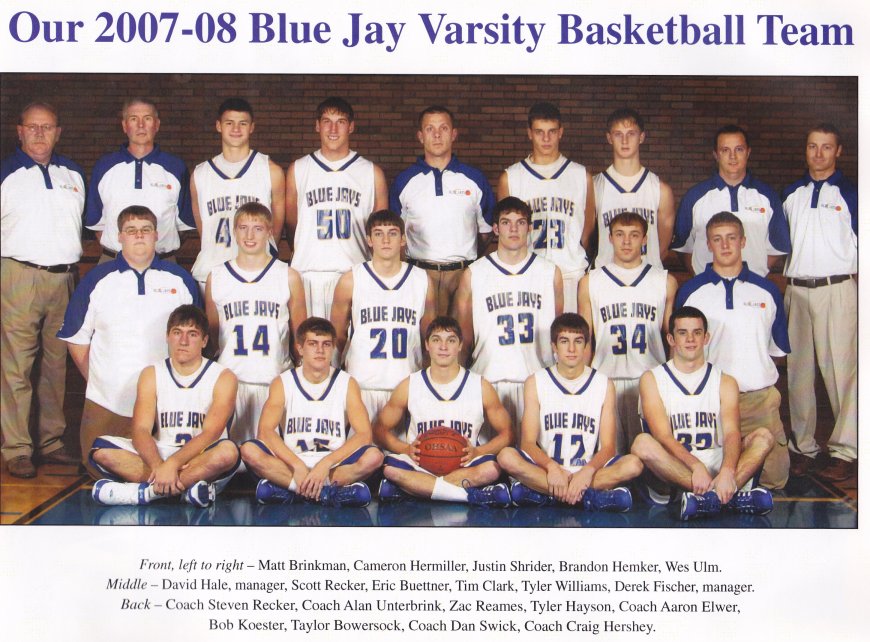 2007-08 Delphos St. John's Team Picture