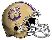 Ada High School Bulldogs helmet