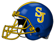 Delphos St. John High School Blue Jays helmet