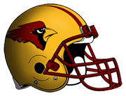 New Bremen High School Cardinals helmet