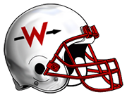 Wapakoneta High School Redskins helmet